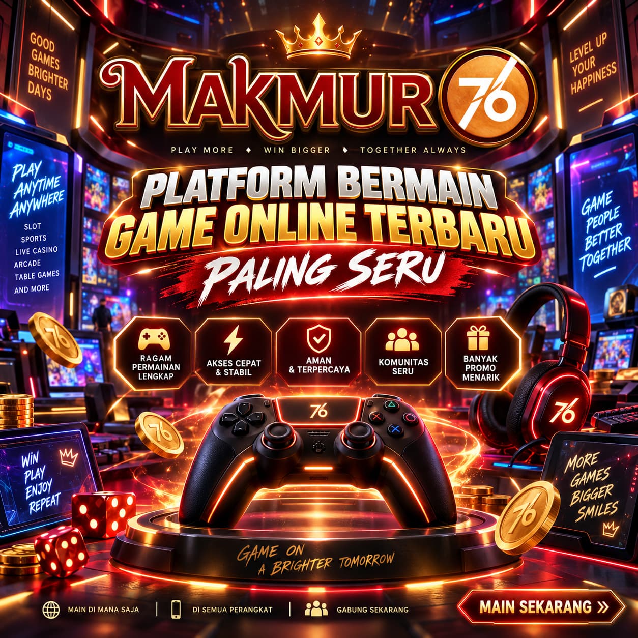 Makmur76 - Platform Bermain Game Online Terbaru Paling Seru
